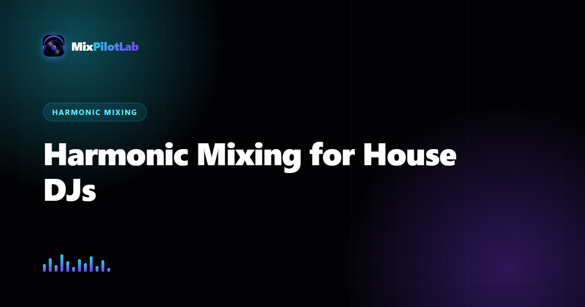 Harmonic Mixing for House DJs