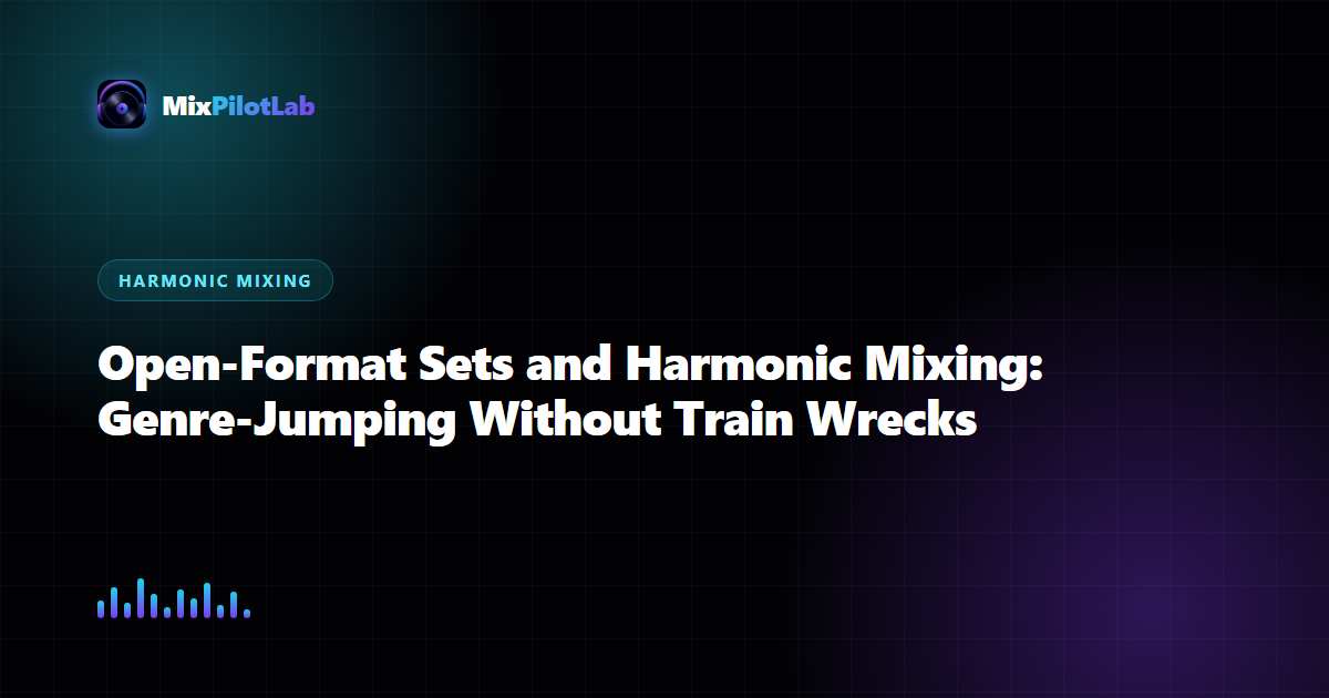 Open-Format Sets and Harmonic Mixing: Genre-Jumping Without Train Wrecks